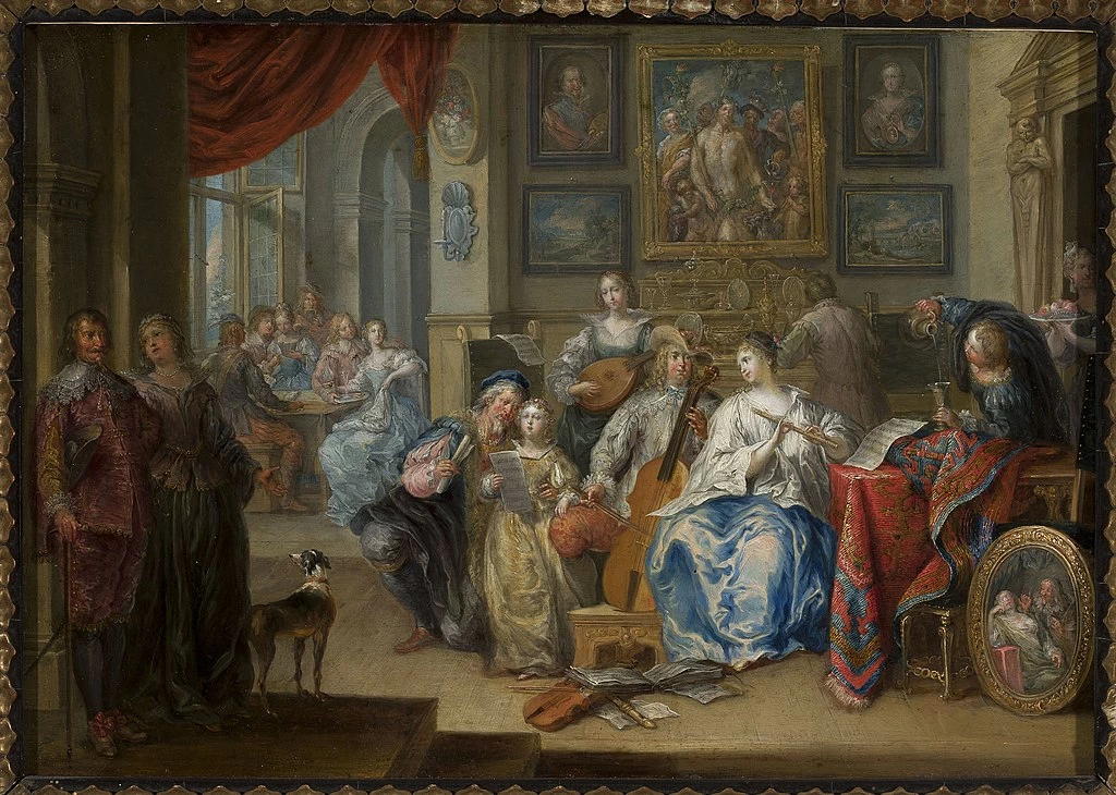 Interno con concerto e giocatori di carte - Museo Nazionale di Varsavia